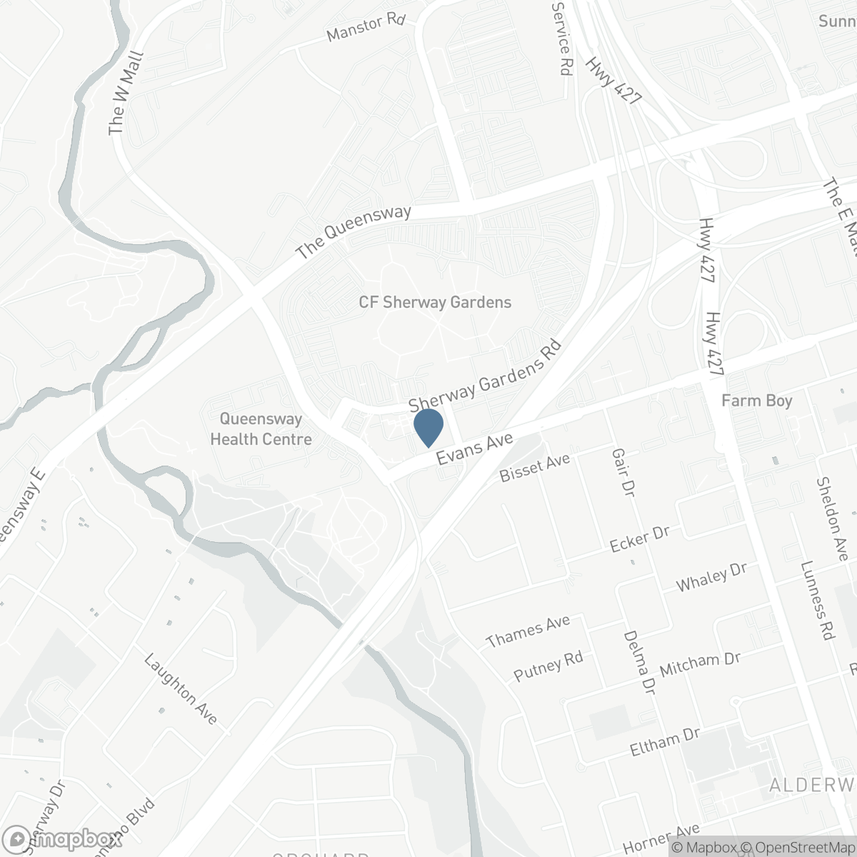 2302 - 205 SHERWAY GARDENS W, Toronto, Ontario M9C 0A5